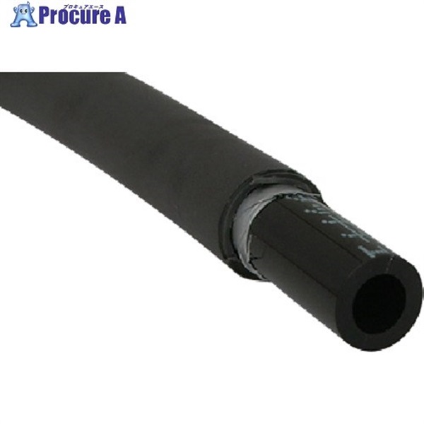 チヨダ ポリウレタンチューブ ALEチューブ 内管外径12mm/全長100m 黒 ALE-12-100 BK  1本  千代田通商(株) ▼541-9417