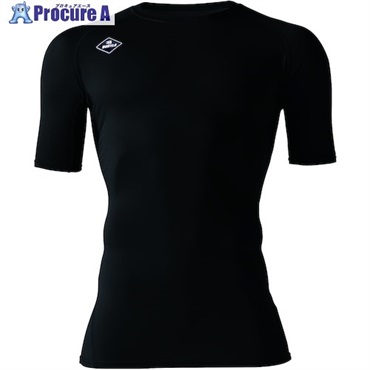 BURTLE 半袖エアーフィット 4071-35-XXL ブラック 4071-35-XXL  1着  (株)バートル ▼384-8966