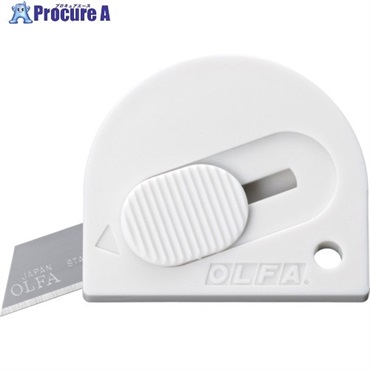 OLFA マグネット付きミニカッター タッチナイフRオフホワイト 244B-OWH  1個  オルファ(株) ▼693-5246