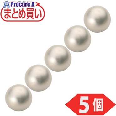 TRUSCO まとめ買い ネオジム磁石 ボール型 外径8mm シルバー 5個入 NB8-SV-5P  1パック  トラスコ中山(株) ▼698-0345