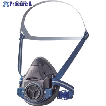 シゲマツ 防じん・防毒マスク TW01C ブラック(M)(32702) TW01C-BK-M  1個 ▼584-0027