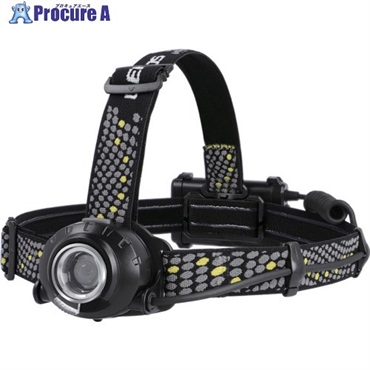 GENTOS LEDハイブリッド式ヘッドライト ヘッドウォーズK333HD HW-K333HD  1台  ジェントス(株) ▼696-6636
