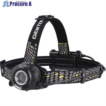 GENTOS LEDハイブリッド式ヘッドライト ヘッドウォーズK433HD HW-K433HD  1台  ジェントス(株) ▼696-6643