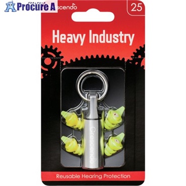 Crescendo 耳栓 騒音吸収フィルター Work NRR16dB PR-2635  1S  DYNAMIC EAR COMPANY社 ▼206-9814