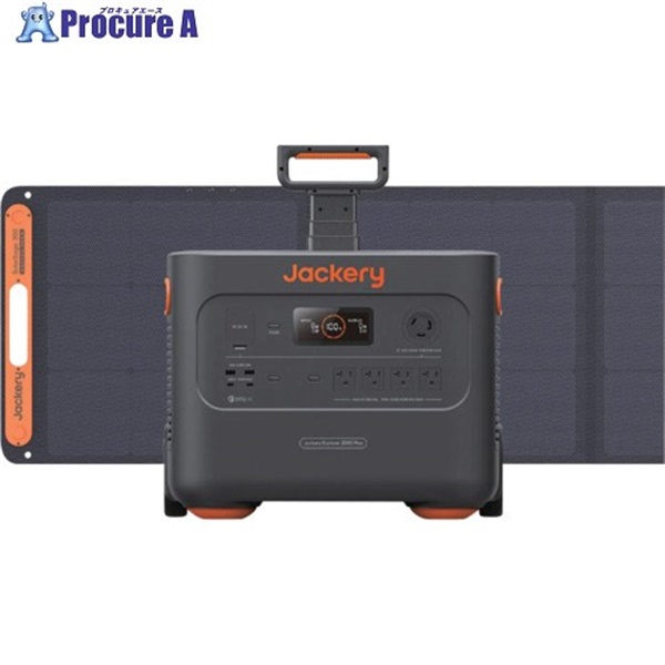 Jackery Solar Generator 2000 Plus ポータブル電源 ソーラーパネル1枚 セット SG-2000D-1  1S  (株)Jackery Japan ▼681-4582