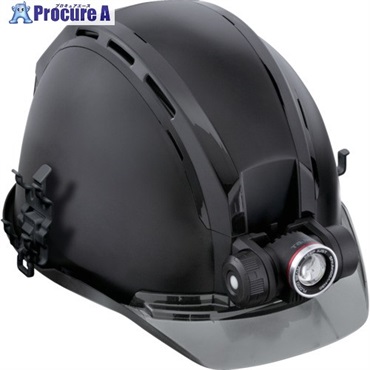 タジマ ヘルメット セフメット(セフ取付溝付ヘルメット) アドバンスセット KJM ファン付 マットブラック HSMBA1  1S ▼696-2242