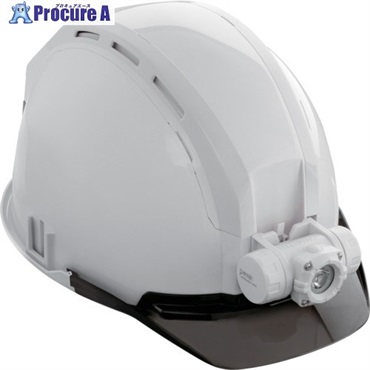 タジマ ヘルメット セフメット(セフ取付溝付ヘルメット) ベーシックセット MD ホワイト HSWB2  1S ▼696-2243