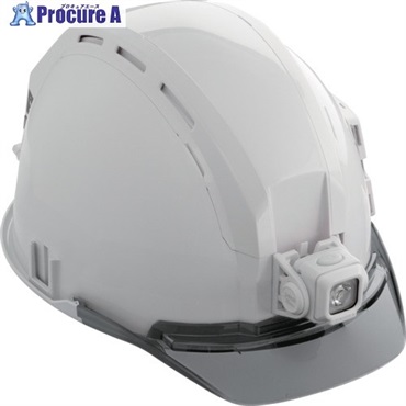 タジマ ヘルメット セフメット(セフ取付溝付ヘルメット) ベーシックセット ED ホワイト HSWB1  1S ▼696-2246