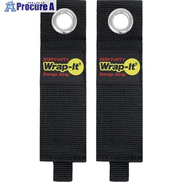WrapーIt フック付ストラップHEAVYーDUTY 13インチ(2本入り) 102-30BX  1S  JJAAMM社 ▼697-8474