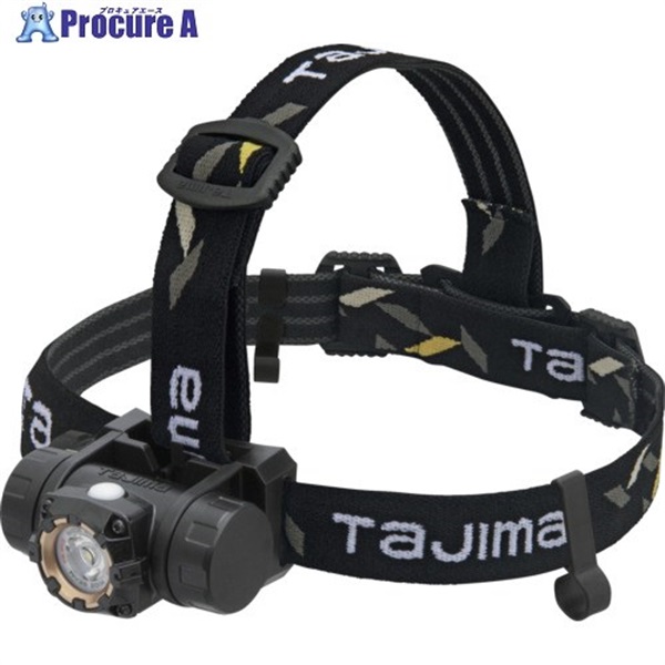 タジマ ヘッドライト セフヘッドライト MD 500lm 大径照射 内蔵充電池 SFNDM50A-N30  1個 ▼698-2413