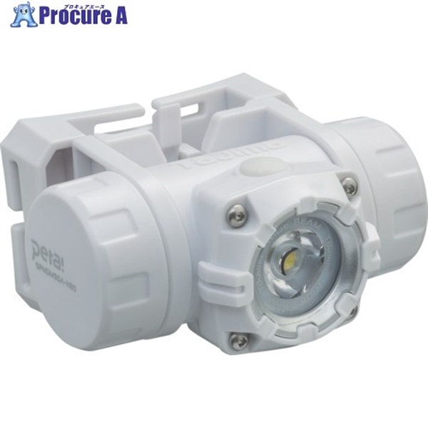 タジマ ヘッドライト セフヘッドライト MD 500lm 大径照射 内蔵充電池ホワイト SFNDM50A-N30W  1個  (株)TJMデザイン ▼698-2414