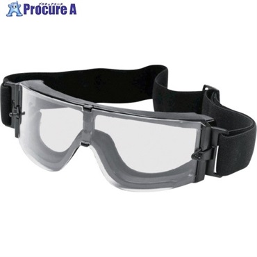 BSSI セーフティーゴーグル TACTICAL ゴーグル X-800 レンズ色クリア フレーム色ブラック 100800110  1個 ▼772-4730