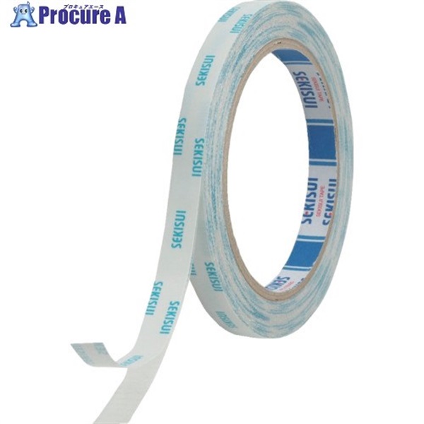 積水 多用途PEクロス両面テープ 10mm×10m WPECX11  (10MMX10M)  1巻  積水化学工業(株) ▼572-8830
