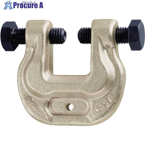 スーパー アイアンマン(仮設用狭締金具)クランプ範囲9～28mm ボルト対辺19タイプ AC28  1個  (株)スーパーツール ▼698-5090