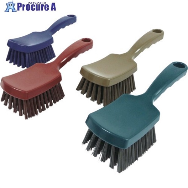 ARAM ハンドブラシ MPFショートハンドルブラシ 青色系 (9692-02) 全長240mm SH40-06-BL  1個  アラム(株) ▼818-6822