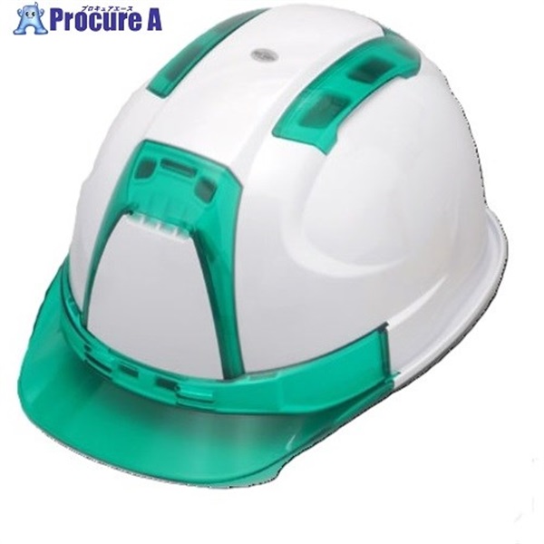 トーヨーセーフティ ヘルメット ヴェンティー 白 NO.390F-OTGG-WH  1個 ▼117-8302