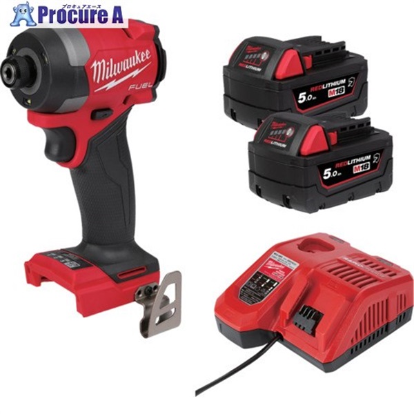 milwaukee M18 FUELインパクトドライバー5.0AH×2キット M18 FID3-502X JP  1台  ミルウォーキーツール・ジャパン合同会社 ▼521-4436