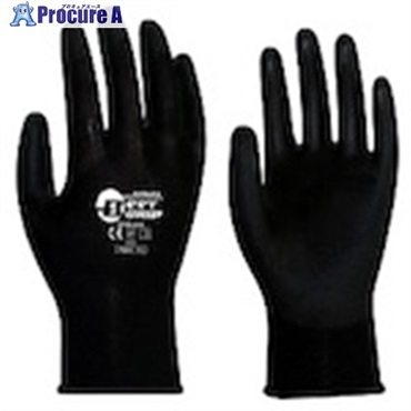 BESTGRIP ソフトウレタン背抜き ブラック M 10双 PQ302-BK-10P-M  1組  ハンボ(株) ▼561-5938