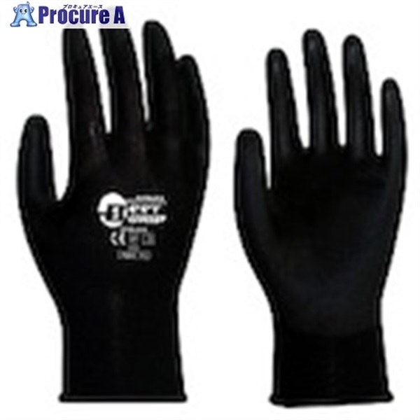 BESTGRIP ソフトウレタン背抜き ブラック M 10双 PQ302-BK-10P-M  1組  ハンボ(株) ▼561-5938