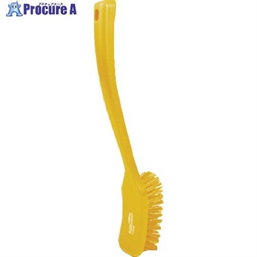 HillBrush ロングハンドルブラシ(ハード)黄 406X50 D9RESY  1本  ヒルブラシ(株) ▼696-2379