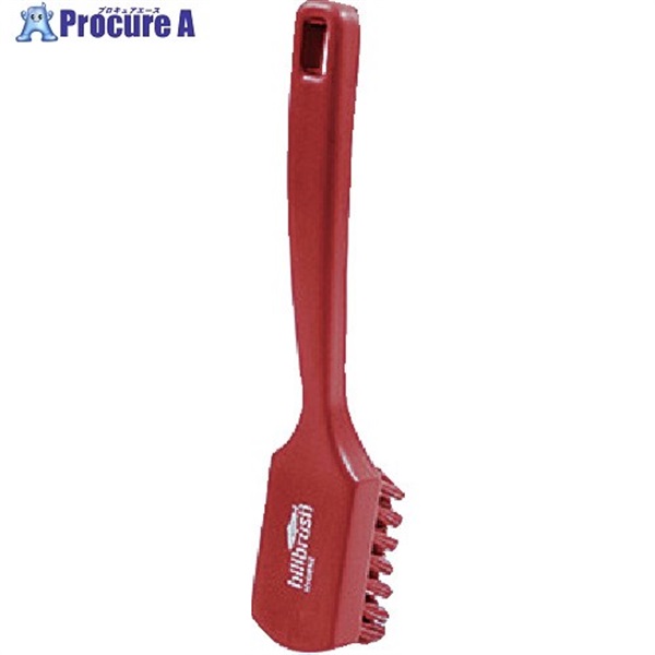 HillBrush シンクブラシ(ソフト)赤 260X48 B884RESR  1本 ▼696-3966
