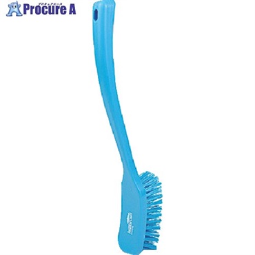 HillBrush ロングハンドルブラシ(ハード)青 406X50 D9RESB  1本  ヒルブラシ(株) ▼696-5574