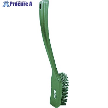HillBrush ロングハンドルブラシ(ハード)緑 406X50 D9RESG  1本  ヒルブラシ(株) ▼696-5579