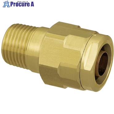 オンダ製作所 ダブルロックジョイント WJ1型 テーパおねじ(黄銅) R1/2×16A(PEX) WJ1A-1316-S  1個  (株)オンダ製作所 ▼533-8141