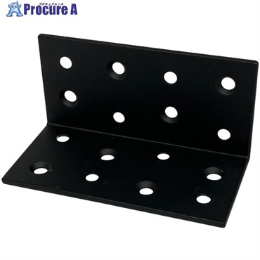 DAIDOHANT ダイドーハント スリムサポート 棚受(L型・内外皿) 黒(ブラック) (a)80×(b)40×(t)2mm (1個) 00069195  1個  ▼691-8405