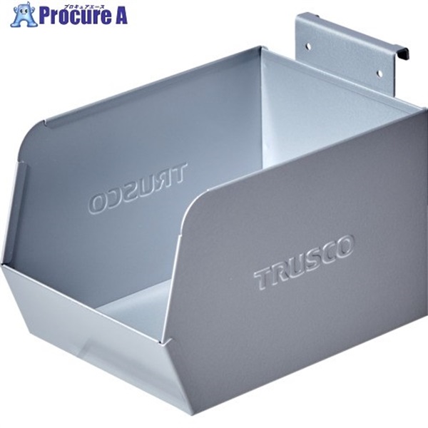 TRUSCO パンチングパネル用スチールコンテナ 大 シルバー SFBOX-2-SV  1個  トラスコ中山(株) ▼693-1380