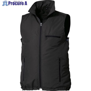 空調服 空調ベスト[[R下]] ウエアのみ ブラック 3L KU91830C09S5  1着  (株)空調服 ▼700-7261