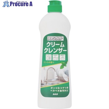 カネヨ ステンライトクリームクレンザー ミントの香り 400g 101111-A  1個  カネヨ石鹸(株) ▼701-5379