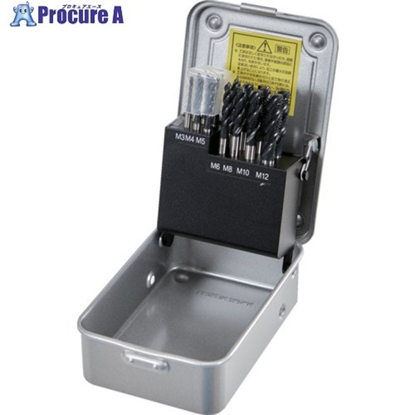 TRUSCO 一般鋼用スパイラルタップセット T-H-SP-14SET  1S  トラスコ中山(株) ▼699-5253
