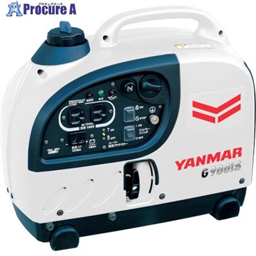 YANMAR ガソリンインバータ発電機 Gシリーズ 0.9kVA G900IS2  1台  ヤンマー(株) ▼260-7704