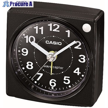 カシオ 電波置時計 ブラック TQ-750J-1JF  1台  カシオ計算機(株) ▼399-1652