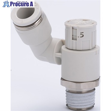 PISCO スピードコントローラ ダイヤル付タイプ JSGS6-01AW  1個  (株)日本ピスコ ▼559-8428
