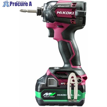 HiKOKI コードレスインパクトドライバ WH18DC(2XPRZ) 形 WH18DC(2XPRZ)  1台  工機ホールディングス(株) ▼645-3508