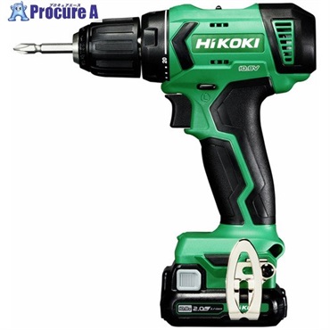 HiKOKI 10.8Vコードレスドライバドリル 2.0Ah DS12DA-2BS  1台  工機ホールディングス(株) ▼683-1955