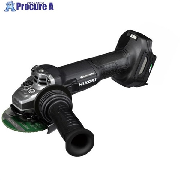 HiKOKI コードレスディスクグラインダ 36V 100mm 本体のみ ストロングブラック仕様 G3610DC(NNB)  1台  工機ホールディングス(株) ▼694-9633