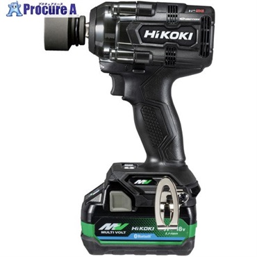 HiKOKI 36Vコードレスインパクトレンチ 新マルチボルトセット品 ストロングブラック仕様 WR36DH(2XPBSZ)  1台  工機ホールディングス(株) ▼694-9640