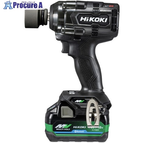 HiKOKI 36Vコードレスインパクトレンチ 新マルチボルトセット品 ストロングブラック仕様 WR36DH(2XPBSZ)  1台  工機ホールディングス(株) ▼694-9640