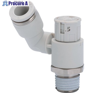 PISCO スピードコントローラ ダイヤル付タイプ JSGS8-01AW  1個 ▼559-9992