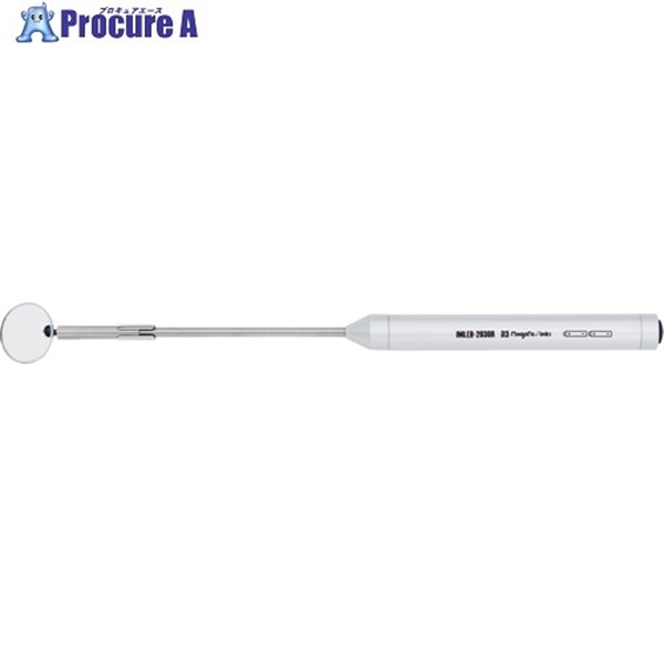 SK LEDライト付点検鏡 付属ミラーΦ20/Φ30 IMLED-2030R  1本 ▼678-1795