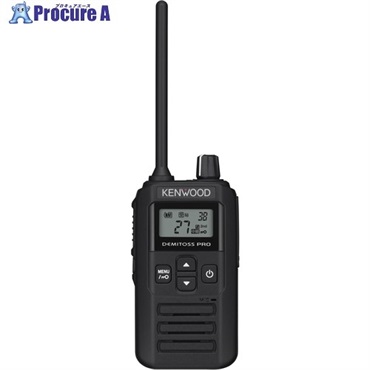 KENWOOD 特定小電力トランシーバー(交互・中継対応) DEMITOSS PRO ブラック UBZ-BM51  BK  1台 ▼713-1778