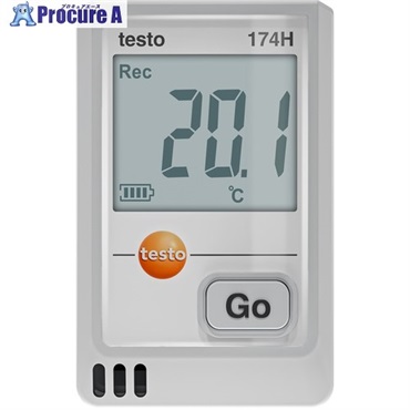 TESTO 温湿度データロガー(USB) testo 174H(白) 0572 1741 01  1台 ▼697-9156