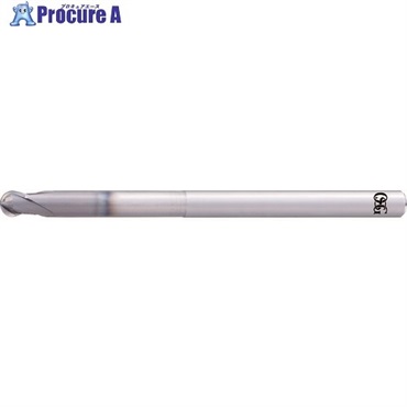 OSG 高硬度鋼用超硬ボールエンドミル AE-LNBD-H 3056285 AE-LNBD-H R1X16X4  (3056285)  1本 ▼227-8412