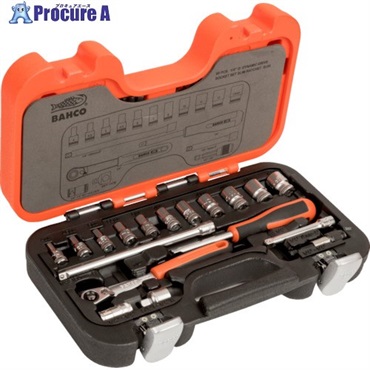 BAHCO 65pcs. 1/4インチソケットセット SL65  1個 ▼383-9688