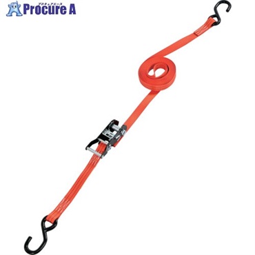 TRUSCO ベルト荷締機ワイドハンドル 25mm幅 254kg Sフックタイプ JIS規格品 GV25HA-250S  1台 ▼697-8245