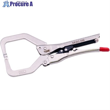 TONE オートグリッププライヤ(C型)最大口開き62MM GPAC-230  1個 ▼712-7984