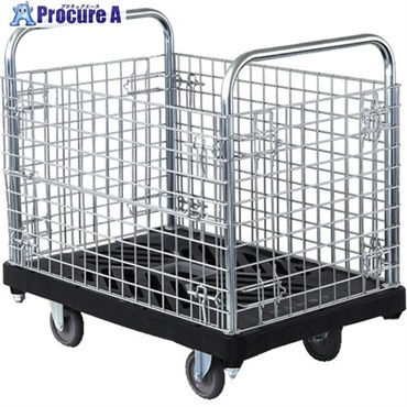 ダンディ プラスチック台車 ダンディXシリーズ タイプXA カゴ台車 W935×D605 XA-BW  1台 ◇▼208-2173